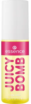 Obrázok produktu pre Essence JUICY BOMB body mist 04, 100 ml, Ženy, Univerzálna pleť, Citrus, Citrus, Citrón, Mandarínka, Melón, Oranžová, Ananás, Frézia, Ruže, Fialový