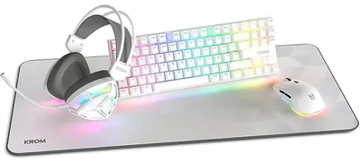 Obrázok produktu pre Krom NXKROMKLASS, Kábel, USB, Mechanický spínač kláves, QWERTY, LED, Biela