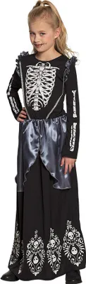 Obrázek produktu pro Boland 6781321, Kostým, Dětský, Ženy, Kostra, 7-9 years, Polyester