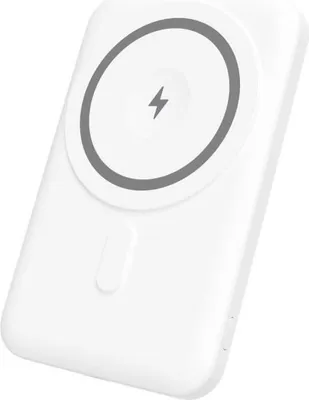 Immagine prodotto di Caricabatterie wireless MagSafe, 5000 mAh, 15 W, YENKEE YPB 501 WH, USB-C, bianco