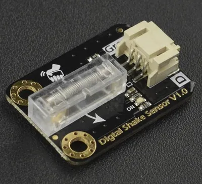 Produktbild von DFRobot Shake-Sensor, Gravity 3P Digital, unidirektional empfindlich, Anti-Schock, 3.3-5V