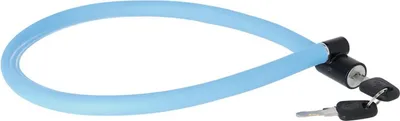 Imagen del producto de Candado para cables AXA Resolute 60/6, longitud 60 cm, diámetro 6 mm, color azul hielo