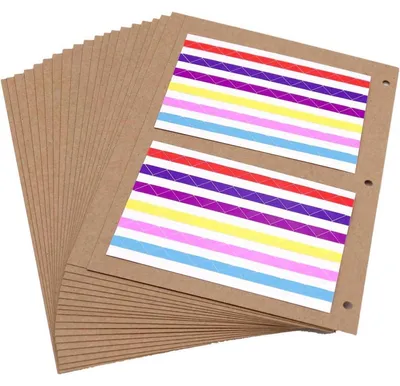 Produktbild von Nachfüllseiten Kraftpapier 27,5x20,5CM 20 Blatt für Fotoalbum Scrapbook