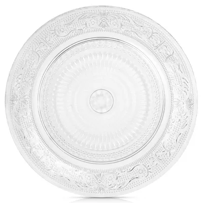 Immagine prodotto di Vilde | Piatto da dessert Ø18 cm - Piatto da torta in vetro - Effetto cristallo - Lavabile in lavastoviglie
