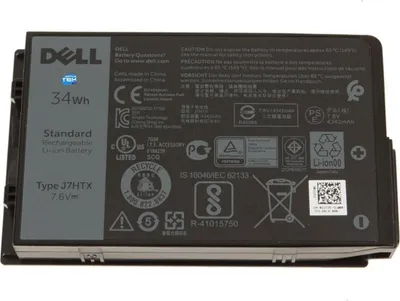 Produktbild von DELL 34Wh Lithium-Ionen-Laptop-Akku, J7HTX