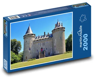 Produktbild von martinpuzzle - Puzzle 2000 Teile - Frankreich - Schloss Combourg