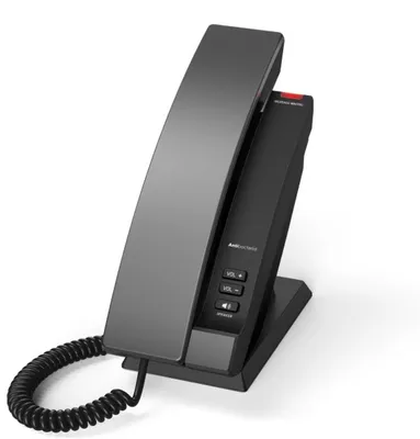 Immagine prodotto di Snom HD100, telefono IP, nero, ricevitore con cavo, da tavolo/da parete, antibatterico, Gigabit Ethernet
