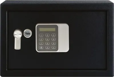 Obrázok produktu pre Trezor Yale YSG/250/DB2, elektronický, 16 l, 25 x 35 x 25 cm, hlavný kód, montáž na stenu/podlahu