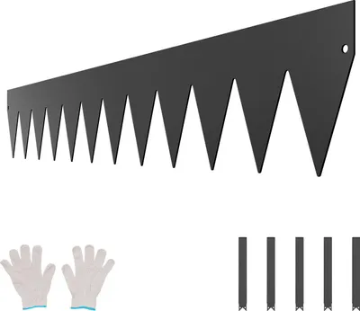 Obrázek produktu pro SucceBuy Obruba trávníku Zahradní palisáda Obruba záhonu Obruba záhonu sada 3 ks 38x208mm
