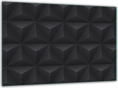 Produktbild von Glas Herdabdeckplatten Schneidebrett Universal 30x22cm Schwarz
