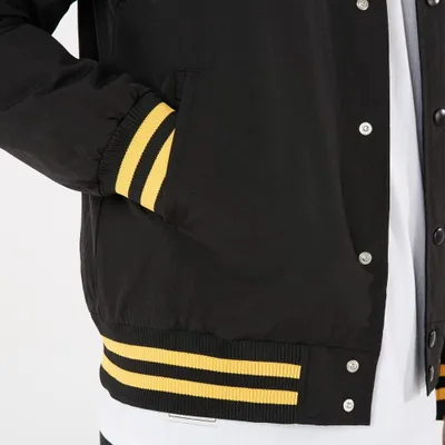 Produktbild von New Era NBA Patch Logo Bomber Jacke LA Lakers schwarz XL