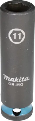 Produktbild von Makita E-16287 Steckschlüssel 3/8" SW11 Impact Black lang