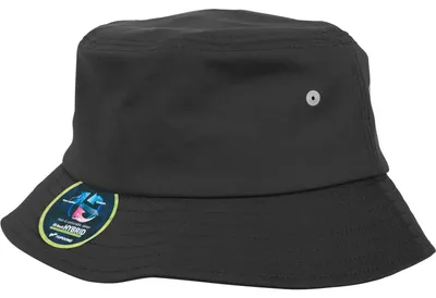 Productafbeelding van FLEXFIT FX5003N | Nylon bucket hat - Kleur: Zwart - Maat: One Size (één maat)