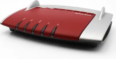 Zdjęcie produktu dla FRITZ! Box 5490, 802.11g, Dual-band (2.4 GHz/5 GHz), Przewodowa sieć LAN, Szary, Czerwony, Router biurkowy