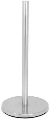 Produktbild von Unyqoos® Küchenrollenhalter aus Edelstahl, silber – 34 cm Küchenrollenständer mit 15 cm rutschfester Basis, passend für Standard-Küchenrollen