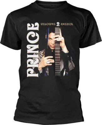 Produktbild von Prince - "Welcome 2 America" T-Shirt für Herren/Damen Uni PH1358 (S) (Schwarz)