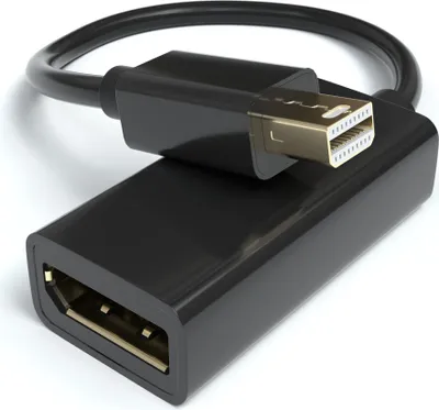 Produktbild von Mini DisplayPort zu DisplayPort Adapter mini DP Konverter MacBook iMac Surface