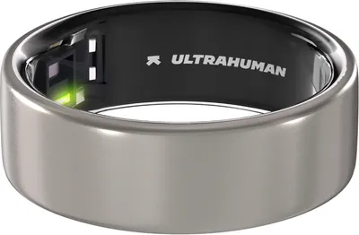 Produktbild von Ultrahuman - Ring Air - Smartring - Unisex - Raw Titanium - Größe 60 (Ø 19,1 mm)