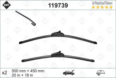 Zdjęcie produktu dla SWF przód 119739 Wycieraczka szyby przedniej