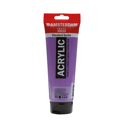 Obrázok produktu pre Amsterdam 17095072, Fialová, Akrylová farba, Tekutina a gél, 120 ml