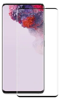 A clear screen protector is shown on a smartphone.