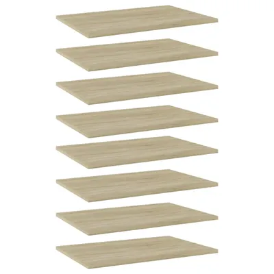 Produktbild von Möbel Bücherregal-Bretter 8 Stk. Sonoma-Eiche 60x40x1,5 cm - Wandregale 805257