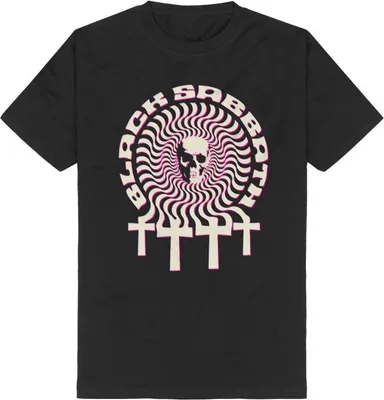 Produktbild von Black Sabbath T-Shirt Herren Psychadelic Skull schwarz L