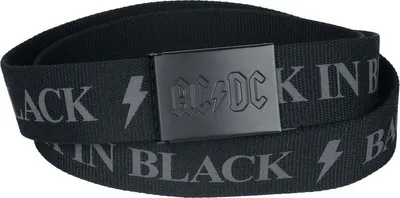 Produktbild von AC/DC Gürtel Uni Logo schwarz Standard