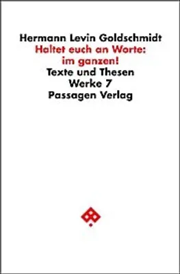 Produktbild von Haltet euch an Worte: im ganzen!
