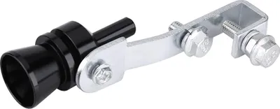 Image de Silencieux turbo noir pour voiture avec sifflet d'échappement et simulateur de soupape de décharge automatique M