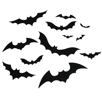 Obrázek produktu pro Dekorace netopýři - čarodějnice - Halloween - 12 ks