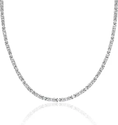 Produktbild von JEWLIX Königskette für Herren aus 925er Silber, 2,5 mm (Länge: 50cm)