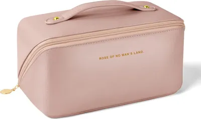 Image de Aucuu Trousse de toilette de voyage Cuir synthétique Sac de maquillage Grande capacité Imperméable Organisateur