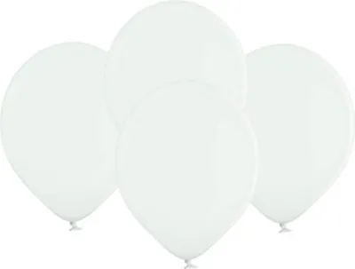 Zdjęcie produktu dla Balony pastelowe białe 23cm 100 szt. 88-01