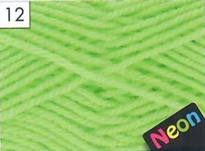 Produktbild von Wolle Julia 50g Farbe 012 (neongrün)