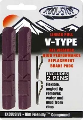 Produktbild von Kool-Stop Bremsgummi -V-Brake-, R1 purple