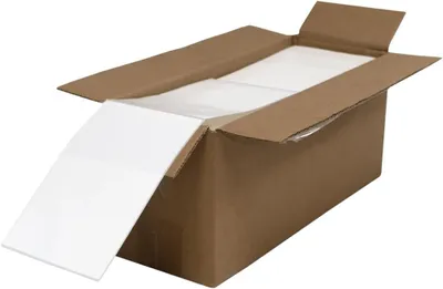Produktbild von Versandetiketten 102x152 mm, 2000 Stück Fanfold, für Thermodrucker