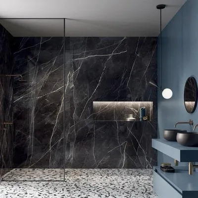 Immagine prodotto di CASA39 Gres porcellanato effetto marmo Nero 120x120 cm Marazzi Grande marble look