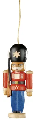 Produktbild von Christbaumschmuck Wachsoldat farbig (8cm) Nussknacker von Müller Kleinkunst