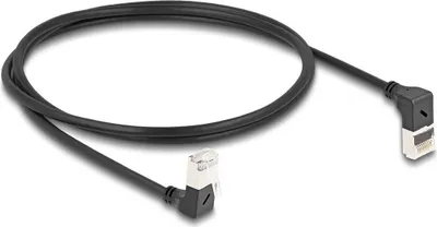 Obrázok produktu pre DeLOCK 80293, 1 m, Cat6a, S/FTP (S-STP), RJ-45, RJ-45, Čierna