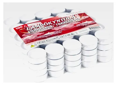 Produktbild von Hillfield® 1000 Stück Teelichter weiß, 4 Stunden Brenndauer, Kerzen, Lichter, im Flachpack oder Beutel