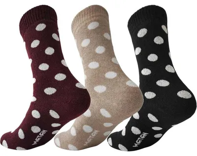Produktbild von 3 Paar Damen Thermo Winter Socken Vollfrottee Warm Baumwolle; Mix1/39-41