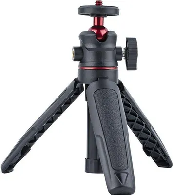 Produktbild von Mini-Stativ für das Büro, universell für Smartphones, Systemkameras, tragbare Selfiesticks und Handheld-Videografie.