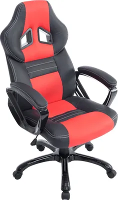 Produktbild von Bürostuhl HLO-CP68  schwarz/rot