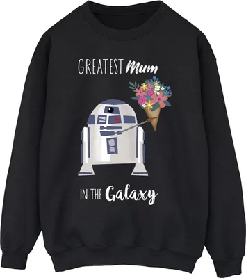 Produktbild von Star Wars - "Greatest Mum" Sweatshirt für Herren BI46075 (XL) (Schwarz)