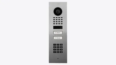 Image de DoorBird D1102KV Interphone vidéo IP pour montage encastré, acier inoxydable V2A, brossé
