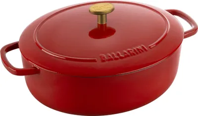 Obrázok produktu pre Ballarini Bellamonte Oval Cast Iron Casserole - Red  2.2 ltr