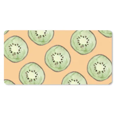 Produktbild von MuchoWow® Schreibtischunterlage Kiwis - Obst - Muster 80x40 cm - XXL Mauspad - Gaming Mauspad