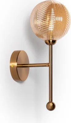Produktbild von Wandleuchte Metall Und Glas Abbie Bernstein