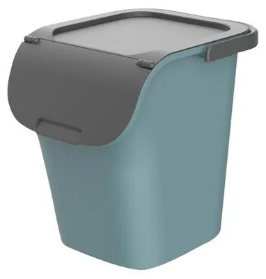 Image de Poubelle De Tri Eda 40l Tri Sélectif Bicolore - Eda